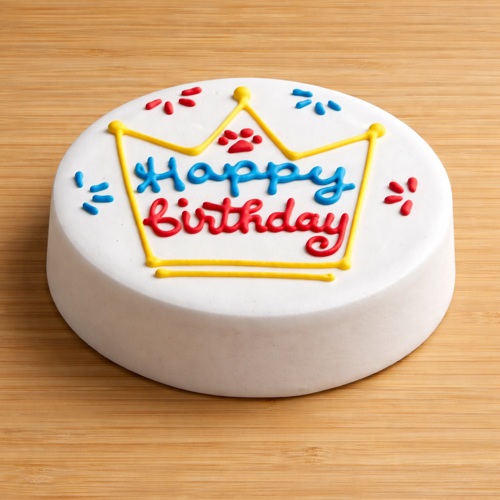 Happy Birthday Crown Oat and Peanut Butter