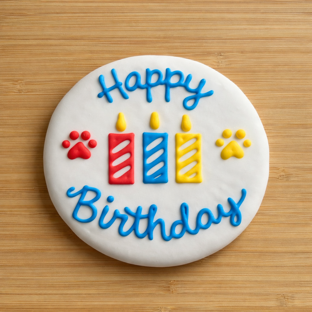 Candles Happy Birthday Oat and Peanut Butter